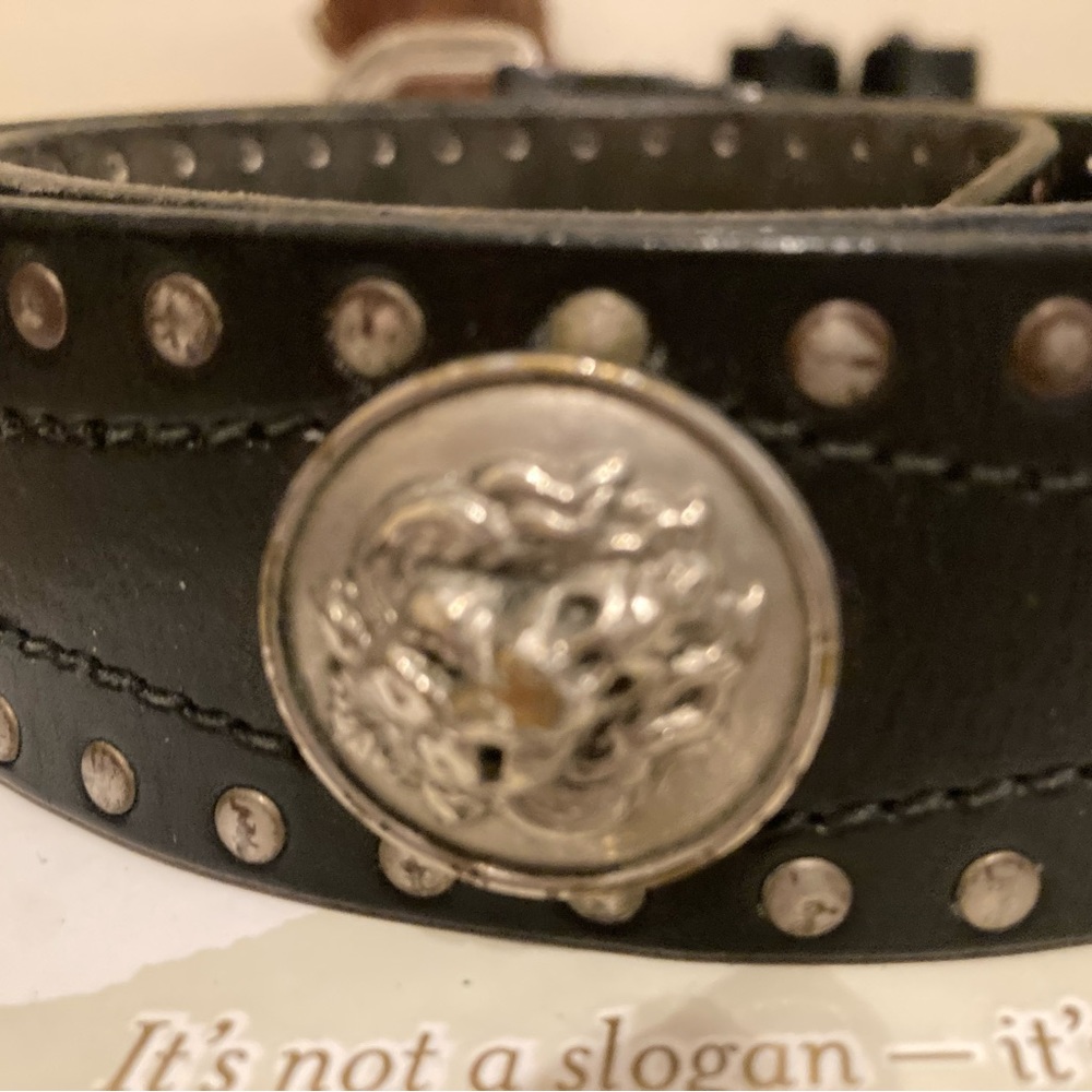 Versus Versace Vintage studded leather belt - Picture 2 of 7